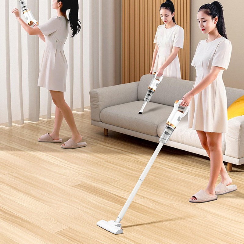 Pwshymi Stick Vacuum Cleaner, Small Handheld Vac Powerful Cordless Vacuum