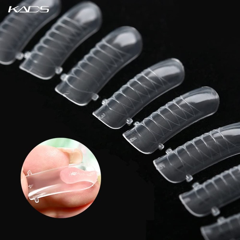 Kads 120 Full Coverage Clear Acrylic UV Gel Nail Art