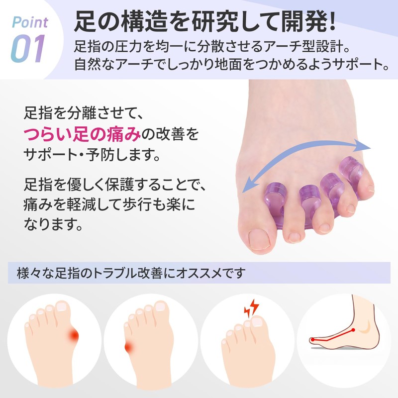 LODI Toe Supporter, Toe Spread, Toe Opener Goods, Toe Pads,