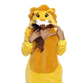 Just Love L6404-M-Lion #FollowMe Adult Onesie/Adult Pajamas