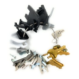METAL MAGERY Master Dispenser Key Ring Set - 27 Most Popular Paper Towel and Toilet Paper Keys