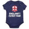 Purple Print House Englands Cutest Baby Grow for Baby Boys