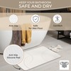 ANACTORO Stone Bath Mat, Diatomite Stone Bathmat, Fast-Drying Eco-Friendly Diatomaceous
