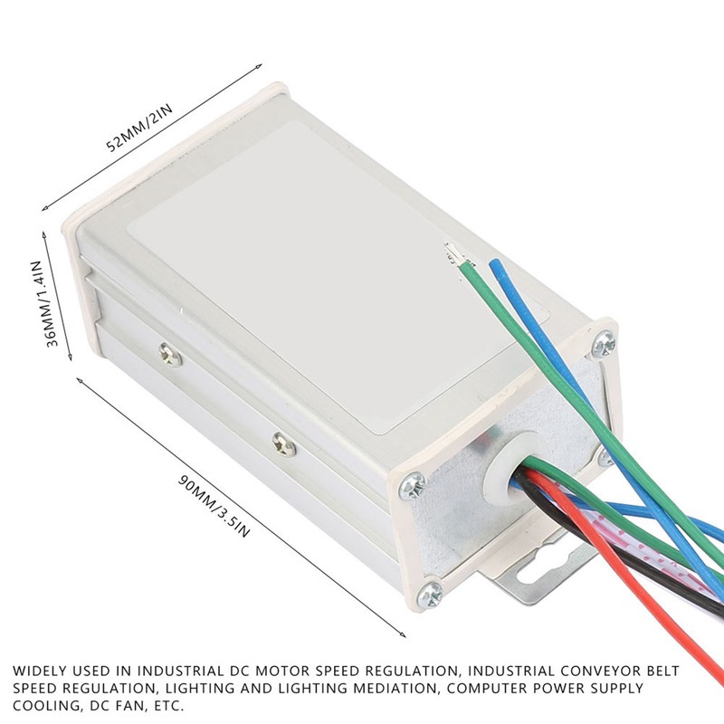 Metal Housing CW/CCW DC Motor Governor Speed Controller 20A DC9-60V