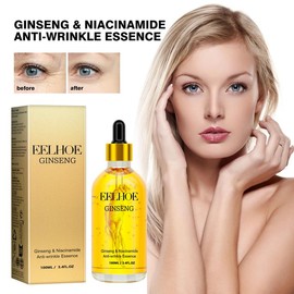 EELHOE Ginseng Face Essence – Deeply Hydrating & Nourishing Facial Treatment with Ginseng Extract | Lightweight, Fast-Absorbing Formula for Plump, Glowing Skin | Intense Moisturizing Essence to Refresh Skincare Serums mothersdaygifts - Specification: 3pc
