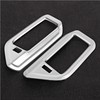 2pcs ABS Chrome Style Columnar Interior Air Vent Outlet Cover
