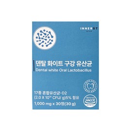 Inust Inert Dental Oral Lactobacillus 30 tablets, 2 boxes / 이너스트 덴탈 구강 유산균 30정 2박스