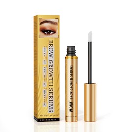 W3W 4ml Eyebrow Serum for Natural Brow Looks Brow Serum for ThickerFuller Eyebrow No-Irritating