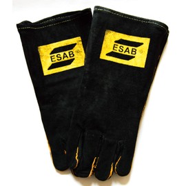 ESAB Welder Glove, Split Leather, Heavy Duty Black (0467222007)