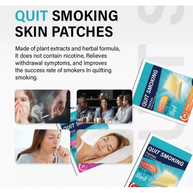 Parche Dejar De Fumar Controla Ansiedad 100% Natural Paso 1