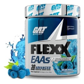 Aminoácidos Gat Flexx Eaa 30 Servicios Sabor Blue Razz                                                                                                