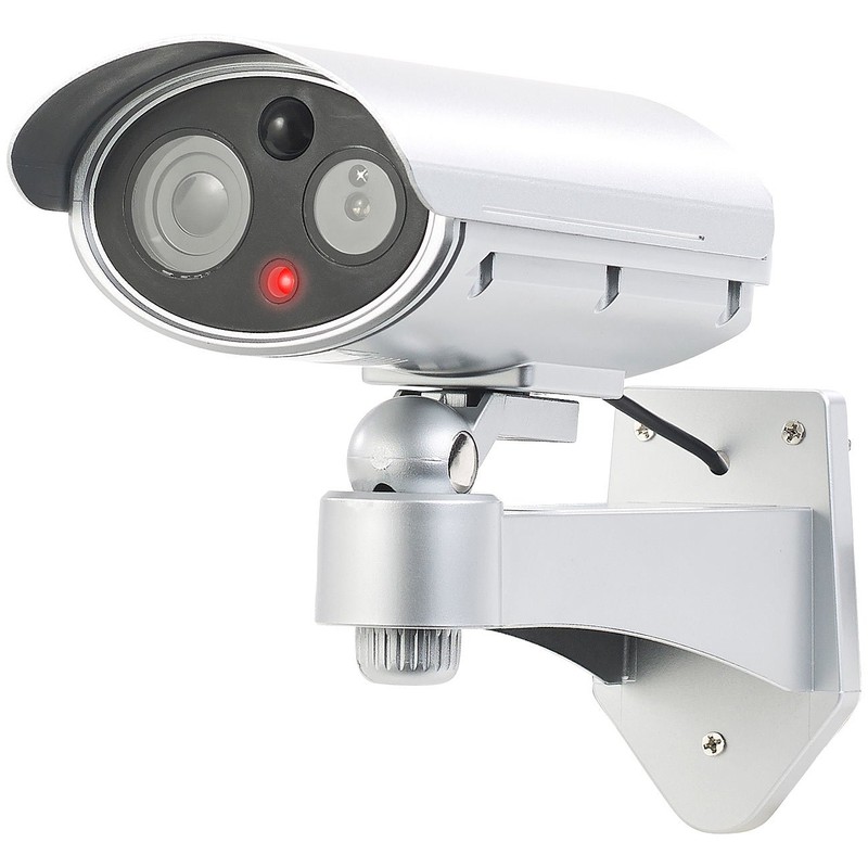 VisorTech Outdoor Camera Dummies: Set of 2 Dummy Security Cameras,