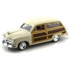 1949 Woody Wagon Beige 1/24 Diecast Model Car by Motormax