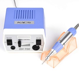KADS 30000RPM Pink nail art drill Nail Equipment Manicure Tools Pedicure Acrylics Pink Electric Nail Art Drill Pen Machine Set Suitable for 3/32" drill bits (Blue)