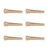 6PCS Guitar Bridge Pin Copper Acoustic Guitar Bridge Pins Peg