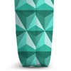 Green Geometric Triangles Shadow Tote Bag