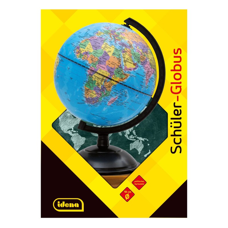 Idena 569906 School Globe with Political Map 18 cm