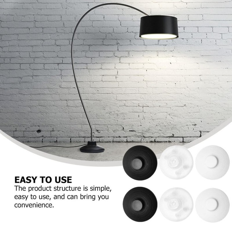 TEHAUX Floor Light Foot Lamp Floor 6pcs Light Round Pedal