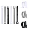 Cablemate CT0502-150K1-30 Magic Cable Tie, 3 Colors, Black, Gray &