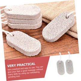 NOLITOY 20pcs Natural Volcanic Stone Foot Rasp for Callus Removal and Smooth Pedicure Care Foot Tools for Home