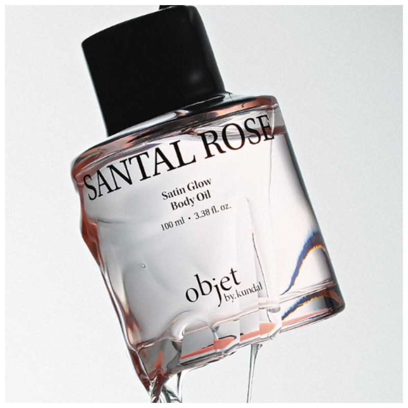OBJET BY KUNDAL Satin Glow Body Oil 100ml, Type:Naked Cream