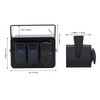 2 Gang Rocker Switch, Toggle Switch Panel Box, Waterproof Marine