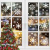 OWill Christmas Window Stickers, 480 PCS Snowflake Window Stickers for