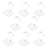 MaT store Plastic Model Figure Stand, Pedestal, 180 Degree Movement,