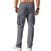 PLEPAN Men's Casual Cargo Pants Drawstring Hiking Pants Workout Tactical