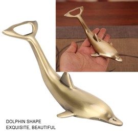 Bottle Opener, 6.5inch Dolphin Bottle Opener Cool Beer Bottle Opener Gold Steel Bottle Opener for Arthritic Hands Beer Bottle Opener Beer Bottle Opener Cool Bottle Opener