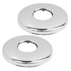 2-Pack Pipe Covers Chrome G3/4 for Shower Fittings and Accessories