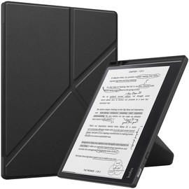 Ratesell Case for Kobo Elipsa (2023 Release) eReader 10.3", The Thinnest and Lightest Leather Smart Origami Cover Case for 10.3" Kobo Elipsa eReader with Auto Wake Sleep Feature Black