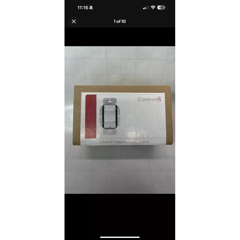 Control4 C4-APD277 WH (White) APD277 Adaptive Phase Dimmer Control 4.