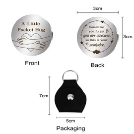 Positive Gifts,Motivational Gifts,Little Pocket Hug,Inspirational Gifts,Pocket Hugs for Friends,Retirement Gifts,Family Gifts,Nurse Gifts,Good Luck Gifts,Teacher Gifts,Bestie Gifts,Mindfulness Gifts