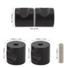 Bathroom Door Knob, Modern Aluminum Alloy Glass Door Handle, Single