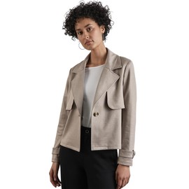 Street One Women's Short Trench Coat, Breezy Beige