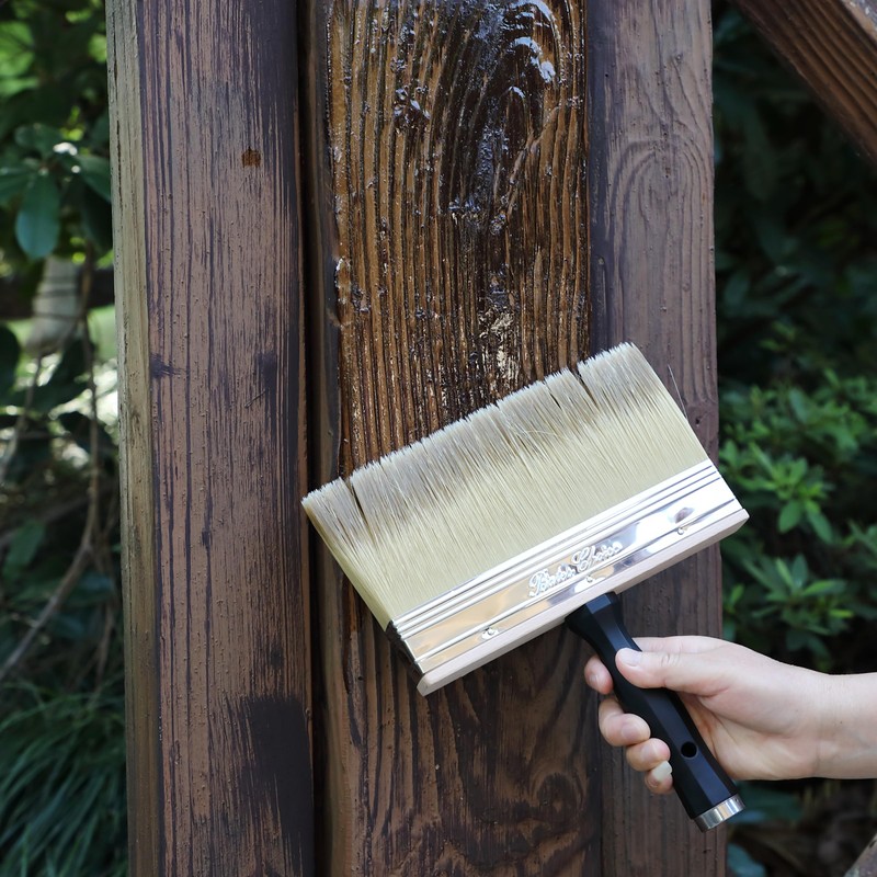 Bates- Deck Stain Brush, 8 Inch, Stain Brushes for Wood,