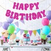 SINGOMON Glitter Pink Happy Birthday Banner Hot Pink Happy Birthday