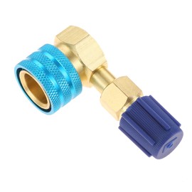 Bowarepro R1234YF Low Side Quick Adapter Coupler Fitting Car Air Conditioner Fitting with Adapter R12 R22 to R134A Accessory Adapter Set Manifold Hose Metal Stability