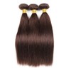 20/20/20 inch Brown Bundles Straight Human Hair Color 4 Chocolate
