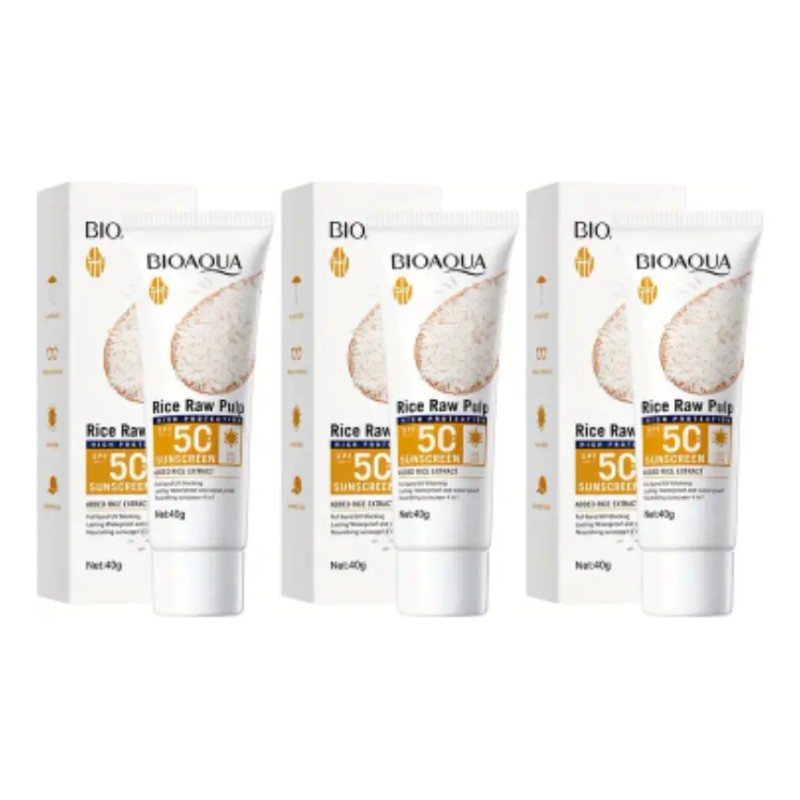 Bloqueador Solar 2 Piezas Resistente Al Agua Y Sudor Bioaqua