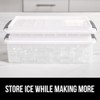 GORILLA GRIP BPA-Free Easy Release Ice Cube Tray for Freezer,