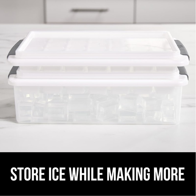GORILLA GRIP BPA-Free Easy Release Ice Cube Tray for Freezer,