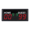 6 Digits Bluetooth Electronic Scoreboard, 4 Red 2 Green Portable