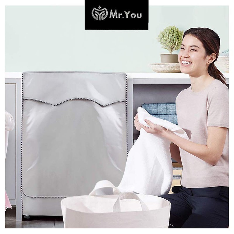 [Mr.You] Washing Machine Cover, Drum Washing Machine, Waterproof, Sunscreen, Waterproof