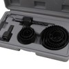 ZONADAH 11 Piece Hole Saw Set for Cutting Drywall, Wood,
