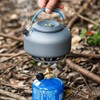 0.8L/1.4L Outdoor Lightweight Aluminum Teapot Kettle Coffee Pot for Camping