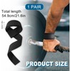 Liyquint Wrist Straps for Weight Lifting - Nylon Gym Wraps