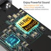 Cubilux USB to 3.5mm Audio Adapter, Hi-Res 384KHz/32-bit USB A