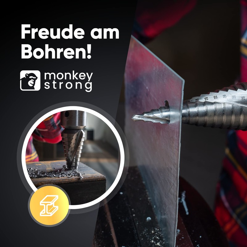 Step Drill Bit [Diameter 4-30 mm | Extra Sharp] Made